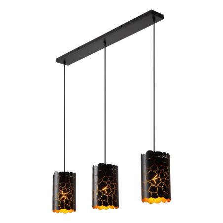 Lucide ALMELO - Suspension - 3xE27 - Noir - L 92 x P 15 x H 150 cm