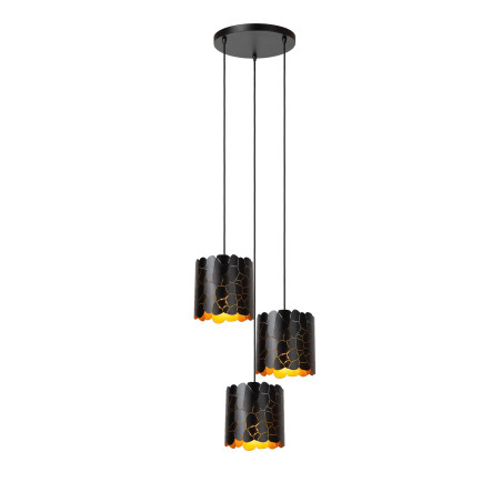 Lucide ALMELO - Suspension - 3xE27 - Noir - L 45 x P 45 x H 165 cm