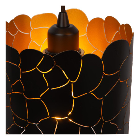 Lucide ALMELO - Suspension - 3xE27 - Noir - L 45 x P 45 x H 165 cm
