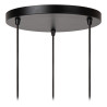 Lucide ALMELO - Suspension - 3xE27 - Noir - L 45 x P 45 x H 165 cm