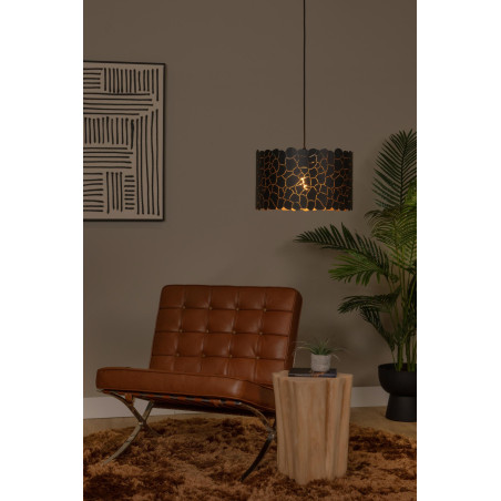 Lucide ALMELO - Suspension - Ø 40 cm - 1xE27 - Noir