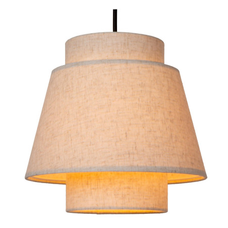 Lucide TRIBUTE - Suspension - Ø 76 cm - 3xE27 - Convient aux mezzanines et plafonds hauts - Crème