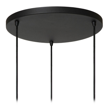 Lucide TRIBUTE - Suspension - Ø 76 cm - 3xE27 - Convient aux mezzanines et plafonds hauts - Crème