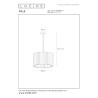 Lucide FOLD - Suspension - Ø 40 cm - 1xE27 - Blanc