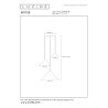 Lucide SPITZE - Suspension - Ø 68 cm - 3xE27 - Convient aux mezzanines et plafonds hauts - Gris - Vibes