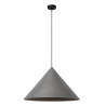 Lucide SPITZE - Suspension - Ø 60 cm - 1xE27 - Gris - Vibes