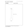 Lucide JOSIANE - Suspension - Ø 18 cm - 1xG9 - Noir - Vibes