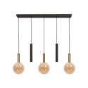 Lucide JOSIANE - Suspension - 3xG9 - Noir - Vibes