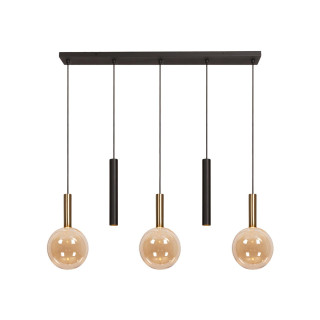 Lucide JOSIANE - Suspension - 3xG9 - Noir - Vibes