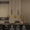 Lucide JOSIANE - Suspension - 3xG9 - Noir - Vibes