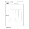 Lucide JOSIANE - Suspension - 3xG9 - Noir - Vibes