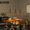 Lucide JOSIANE - Suspension - 4xG9 - Noir - Vibes