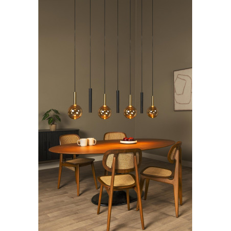 Lucide JOSIANE - Suspension - 4xG9 - Noir - Vibes