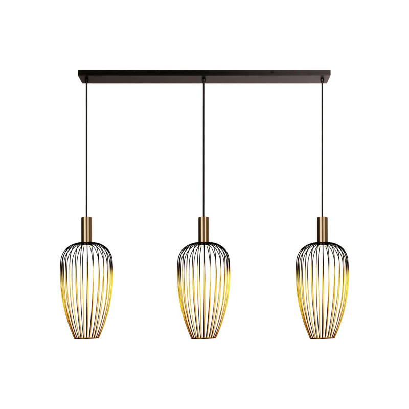 Lucide AURELIE - Suspension - 3xGU10 (MR11) - Or - Vibes