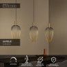 Lucide AURELIE - Suspension - 3xGU10 (MR11) - Or - Vibes