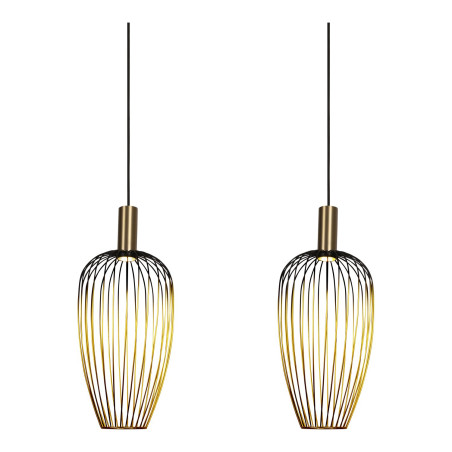 Lucide AURELIE - Suspension - 3xGU10 (MR11) - Or - Vibes