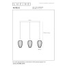 Lucide AURELIE - Suspension - 3xGU10 (MR11) - Or - Vibes