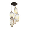 Lucide AURELIE - Suspension - 5xGU10 (MR11) - Convient aux mezzanines et plafonds hauts - Or - Vibes