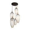 Lucide AURELIE - Suspension - 5xGU10 (MR11) - Convient aux mezzanines et plafonds hauts - Or - Vibes