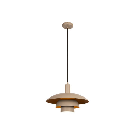 Lucide BRUNO - Suspension - Ø 38 cm - 1xE27 - Taupe - Essential