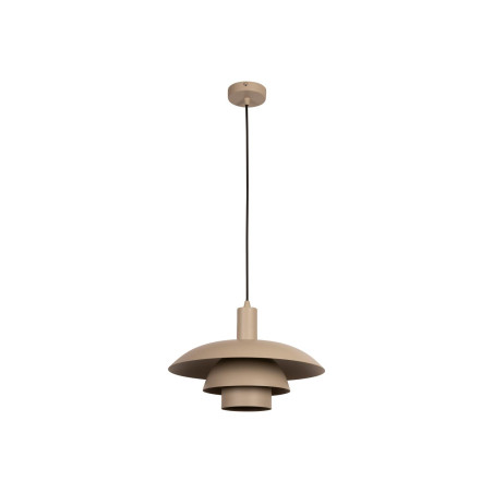 Lucide BRUNO - Suspension - Ø 38 cm - 1xE27 - Taupe - Essential