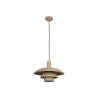 Lucide BRUNO - Suspension - Ø 38 cm - 1xE27 - Taupe - Essential