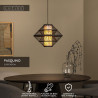 Lucide PASQUINO - Suspension - Ø 40 cm - 1xE27 - Noir - Essential - Réf. 21445/40/30
