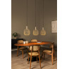 Lucide ESTEREL - Suspension - 3xGU10 (MR11) - Taupe - Essential - L 116 x P 25 x H 156 cm