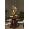 Lucide ESTEREL - Suspension - 3xGU10 (MR11) - Taupe - Essential - L 50 x P 50 x H 160 cm