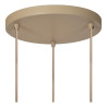 Lucide ESTEREL - Suspension - 3xGU10 (MR11) - Taupe - Essential - L 50 x P 50 x H 160 cm