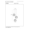 Lucide ESTEREL - Suspension - 3xGU10 (MR11) - Taupe - Essential - L 50 x P 50 x H 160 cm