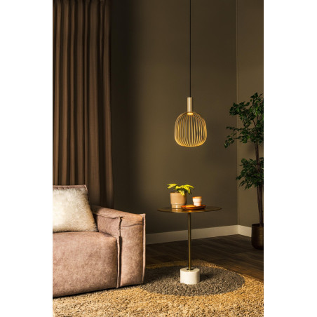 Lucide ESTEREL - Suspension - Ø 25 cm - 1xGU10 (MR11) - Taupe - Essential