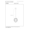 Lucide ESTEREL - Suspension - Ø 25 cm - 1xGU10 (MR11) - Taupe - Essential