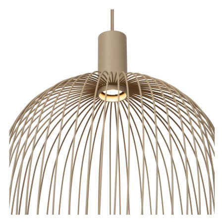 Lucide ESTEREL - Suspension - Ø 40 cm - 1xGU10 (MR16) - Taupe - Essential