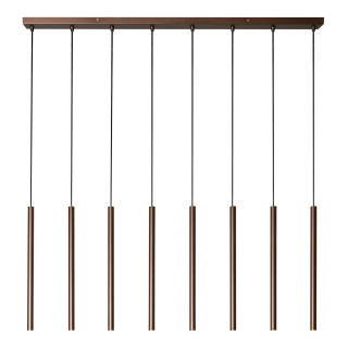 Lucide PHOENIX - Suspension - LED Dim. - G9 - 8x3W 2700K - Café - Vibes