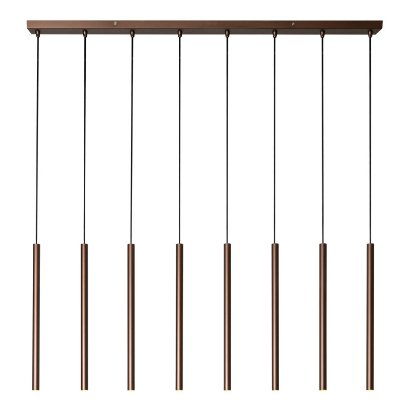 Lucide PHOENIX - Suspension - LED Dim. - G9 - 8x3W 2700K - Café - Vibes
