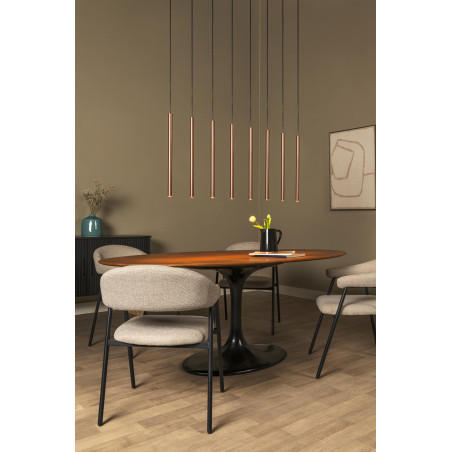 Lucide PHOENIX - Suspension - LED Dim. - G9 - 8x3W 2700K - Café - Vibes