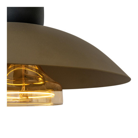 Lucide GRANTHAM - Suspension - Ø 40 cm - 1xE27 - Café - Essential