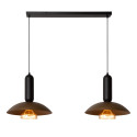 Lucide GRANTHAM - Suspension - 2xE27 - Café - Essential
