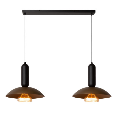 Lucide GRANTHAM - Suspension - 2xE27 - Café - Essential