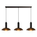 Lucide GRANTHAM - Suspension - 3xE27 - Café - Essential