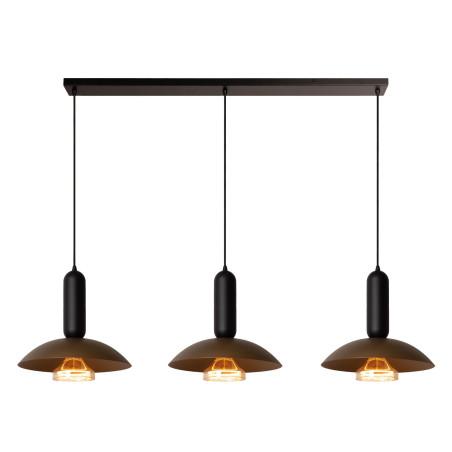 Lucide GRANTHAM - Suspension - 3xE27 - Café - Essential