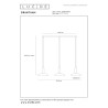 Lucide GRANTHAM - Suspension - 3xE27 - Café - Essential