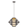 Lucide PASQUINO - Suspension - Ø 40 cm - 1xE27 - Noir - Essential - Réf. 21449/40/30