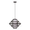 Lucide PASQUINO - Suspension - Ø 40 cm - 1xE27 - Noir - Essential - Réf. 21449/40/30