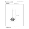 Lucide PASQUINO - Suspension - Ø 40 cm - 1xE27 - Noir - Essential - Réf. 21449/40/30