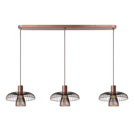 Lucide NIGELLA - Suspension - 3xGU10 (MR16) - Café - Essential