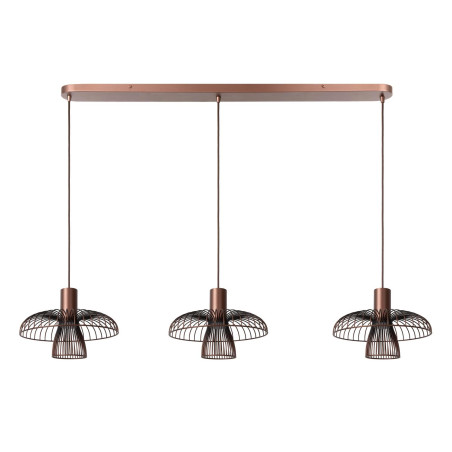 Lucide NIGELLA - Suspension - 3xGU10 (MR16) - Café - Essential