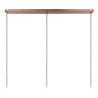 Lucide NIGELLA - Suspension - 3xGU10 (MR16) - Café - Essential