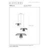 Lucide NIGELLA - Suspension - Ø 76 cm - 3xGU10 (MR16) - Café - Essential